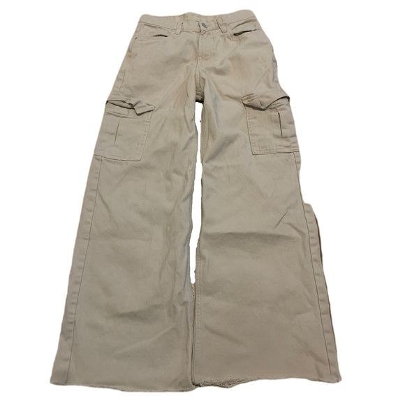 Refuge Wide Leg Cargo Pants Size Small - Picture 1 of 9